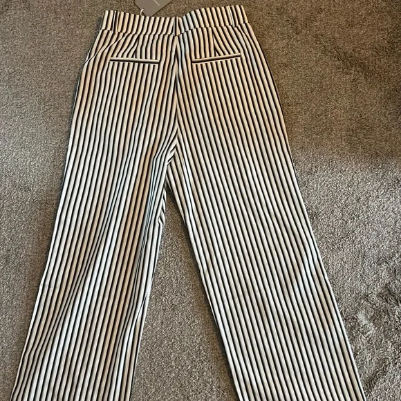 The Way High Drape Pant by Everlane 32” inseam, size 8 ombré stripe - Picture 3 of 6